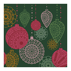 Servilleta Opulent Baubles 33X33cm