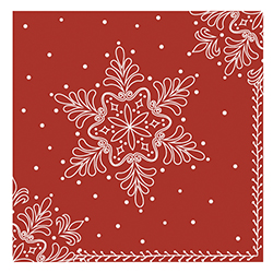 Servilleta Momentos Snowflake 33X33cm