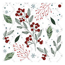 Servilletas Festive Florals 24X24cm