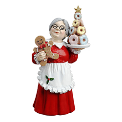 Mamá Noel con Postres 6.3X4.53X11.61cm