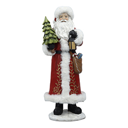 Papá Noel con Árbol 5.31X4.72X14.37cm