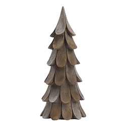 Árbol de Navidad Marrón 3.54X3.54X8.27cm