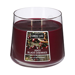Vela Aromática 15oz 2 Mechas Juicy Black Cherry 