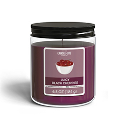 Vela Aromática 6.5oz Juicy Black Cherries