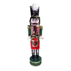 Cascanuez con Tambor Rojo Verde 80cm