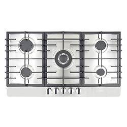 Cocina Ziente 4G+1TC 90x50cm Acero Inoxidable Mastermaid