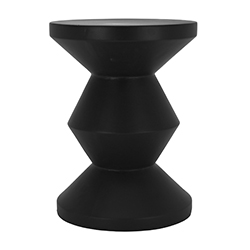 Mesa Clocktower Negra 35x47cm