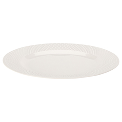 Plato Tendido Holux Melamina 28cm Blanco