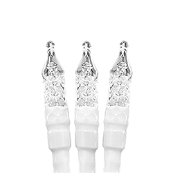Luces de Navideñas Icicle x 100 Led Luz Blanca