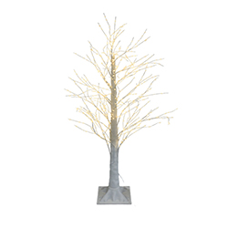 Árbol con Luz 1.2m Luz Amarilla