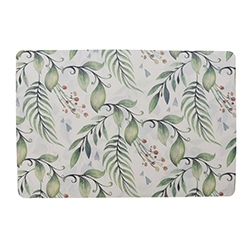 Individual Hojas Verdes Reversible 45x30cm