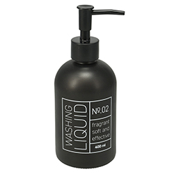 Dispensador de Jabón Washing Negro 410ml