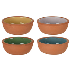 Bowl de Terracota 150ml 4 Piezas Excellent Houseware 
