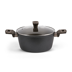 Olla 24cm con Tapa Terra Zanetti Italia