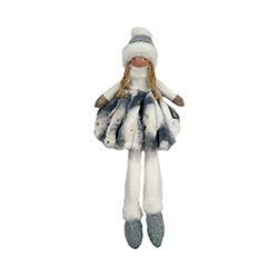 Muñeca Sentada con Luz 22X16X46cm 