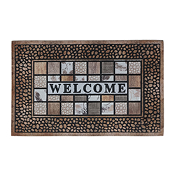 Alfombra Piedras Welcome 45X75cm