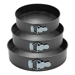 Molde para Hornear Desmontable Redondo Set de 3 Piezas