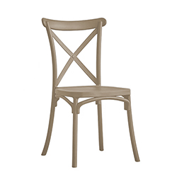 Silla Crossback Taupe 