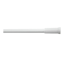 Tubo para Cortina de Baño Blanco 140-260cm