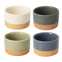 Set de Bowl Cerámica 4 Piezas 6.5X4cm 