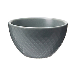Pocillo Mini de Porcelana 9X5X9cm Gris 