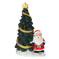 Figura de Navidad Árbol Papá Noel 3X6X2cm