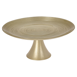 Soporte de Tarta Dorado 28cm