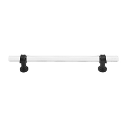 Tiradera Crystal 160mm Negro Mate