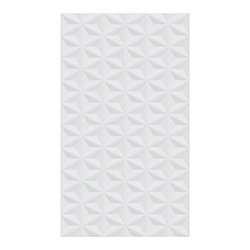Cerámica 33x57cm Pyramid Blanco Brillo