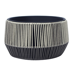 Macetero Daklak Gris 26x15cm