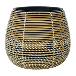 Macetero Longan Crema 44x36cm