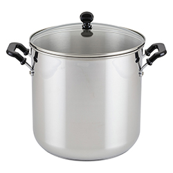 Olla 10.4LT con Tapa de Vidrio Classic Inoxidable Farberware