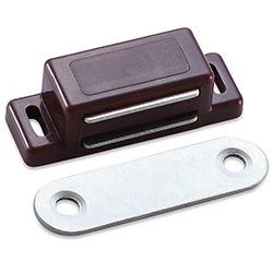 Tope Magnético Café 2.8x1.1cm con Tornillo