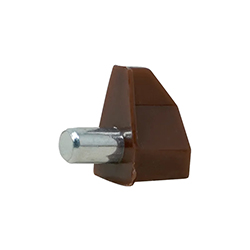 Soporte  Pequeño para Repisa Base Plástica Café