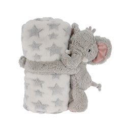 Frazada con Peluche Elefante