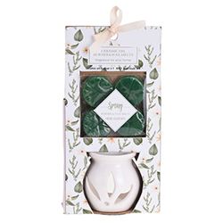 Quemador de Vela Aromática con 4 Velas Herb Garden