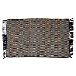 Alfombra Bambú 60x90cm Negra