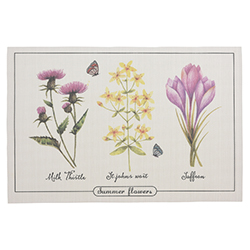 Individual Yute Flores Wart 45x30cm