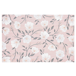 Individual Flores Rosa 45x30cm
