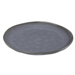 Plato Postre Earth Stoneware Grafito 20cm