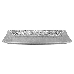 Bandeja de Cerámica Rectangular 13x39cm Plata 