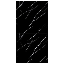 Panel Pvc Marmol Negro Marquina 122X244X3MM
