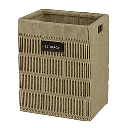 Cesto Tejido Bali Natural con Tapa 36X49,5X26cm