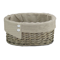 Cesto Tejido Crossing Natural 34X15X26cm