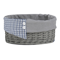 Cesto Tejido Crossing Gris 34X15X26cm