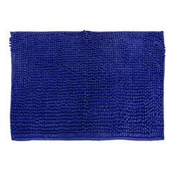 Alfombra Chenille Azul 40X60cm 
