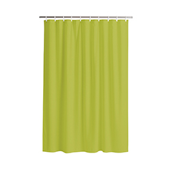Cortina de Baño Tela Solid Verde 180X180cm