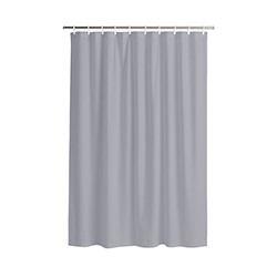 Cortina de Baño Tela Solid Gris 180X180cm