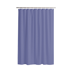 Cortina de Baño Tela Solid Azul 180X180cm