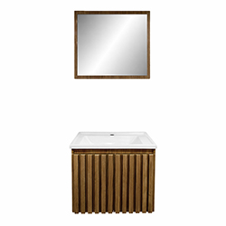 Mueble de Baño 60cm con Espejo Cobos Nogal